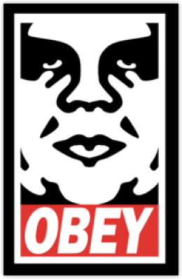 Стикеры на автомобиль "Obey"