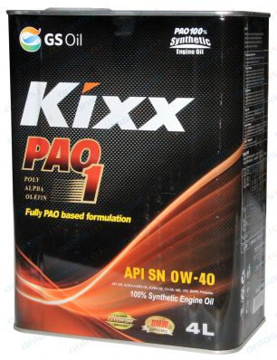 Kixx PAO1 0w-40 API SN/CF 4л.