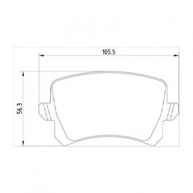 ТОРМОЗНЫЕ КОЛОДКИ DBS2565* (T1699) * VW PASSAT,TIGUAN (08-) ПЕРЕД.