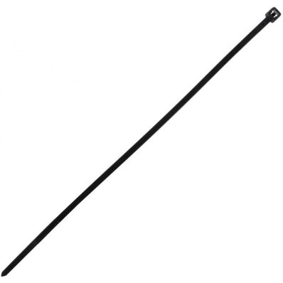 Clema plastic negru 9x760mm. 100 buc/pachet