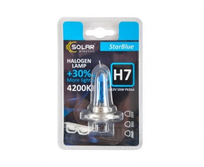 Solar H7 12V 55W PX26d StarBlue 4200K
