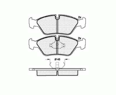 КОЛОДКИ DBS2038 SP158 T0413