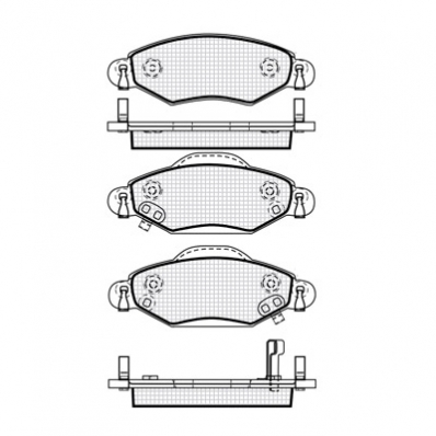 ТОРМОЗНЫЕ КОЛОДКИ DBS3267 (SP499) (T1393) * TOYOTA YARIS ПЕРЕД. КОЛОДКИ/PARTI P/U FRINA