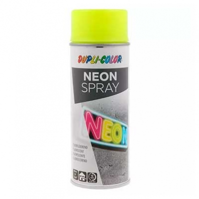 КРАСКА АЭРОЗОЛЬНАЯ DUPLI COLOR 194818 NEON SPRAY LEMON YELLOW 400 ML