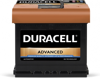 74Ah 680A Duracell Advanced (- +) (278/175/190)