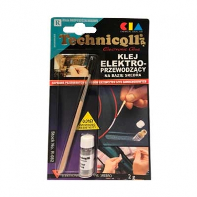 КЛЕЙ ТОКОПРОВОДЯЩИЙ TECHNICQLL R-082 БЕСЦВЕТНЫЙ 2 ГР.