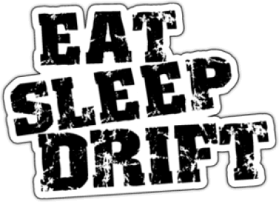 Виниловая наклейка "Eat Sleep Drift 002"