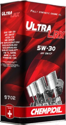 Chempioil Ultra LRX SAE 5W-30 1л API SN/CF жестяная банка