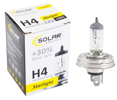 Solar H4 12V 60/55W P43t-38 Starlight 30% box