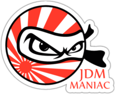 Наклейка на авто "JDM Maniac"