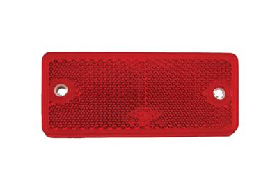 Reflector 94x44 cu două găuri (roșu dreptunghiular)