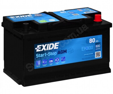 Exide Start-Stop AGM EL800