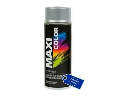 MX0007 Maxi Color RAL0007 Термост. эмаль серебро 400ml
