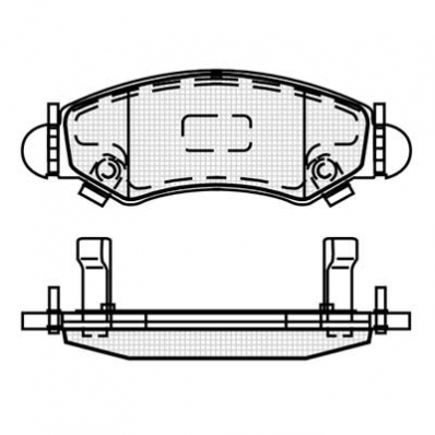 ТОРМОЗНЫЕ КОЛОДКИ DBS3319 (T1486) * OPEL AGILA/SUBARU JUSTY/SUZUKI IGNIS,SWIFT,WAGON R+ ПЕРЕД.