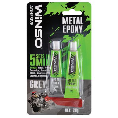 Lipici epoxidic 2 seturi 30g Winso (metal gri)