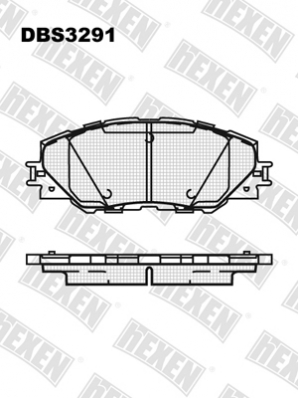 ТОРМОЗНЫЕ КОЛОДКИ DBS3291 (SP 342) (FDEB4136) * TOYOTA RAV 4 2005- ПЕРЕД. КОЛОДКИ/PARTI P/U FRINA