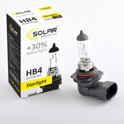 Solar HB4 12V 55W P22d Starlight 30%
