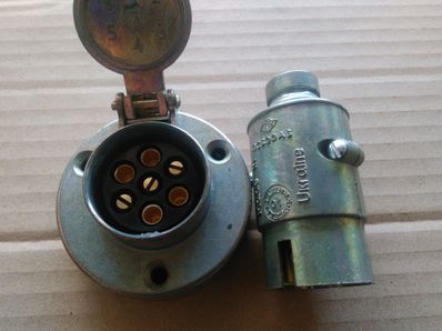 Remorcă Conector metalic 12V tata mama