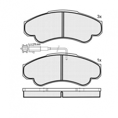ТОРМОЗНЫЕ КОЛОДКИ DBS2108 SP322 T1355