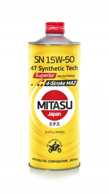 MITASU 15W50 SUPERIOR 4-STROKE SN/MA2 1L