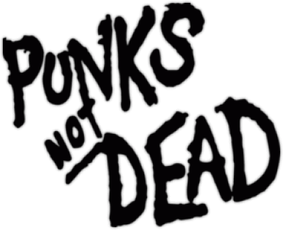 Autocolante "Punks Not Dead"