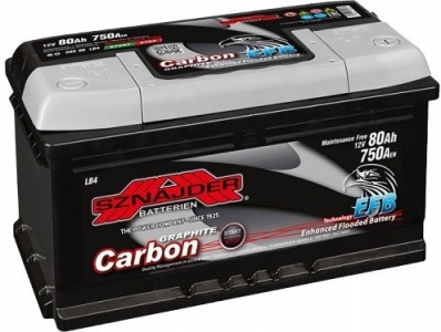 SZNAJDER BATTERIEN SZNAJDER 80 Ah CARBON EFB (+right) B13