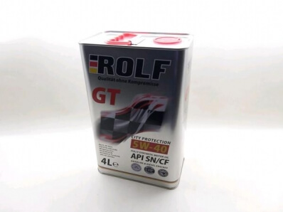 ROLF GT SAE 5W-40 API SN/CF sint 4л