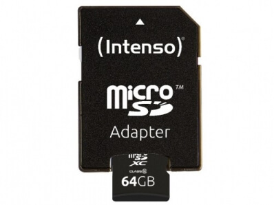 Intenso MICRO Secure Digital Cards 64 GB SD