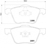 ТОРМОЗНЫЕ КОЛОДКИ DBS2428 T1473 * VOLVO XC 90 R16 ПЕР.
