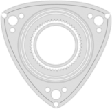 Наклейка на авто "Mazda Wankel Rotary"