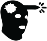 Stickere auto "Headshot (Source)"