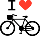 Autocolante "Îmi place bicicleta 002"