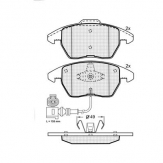 ТОРМОЗНЫЕ КОЛОДКИ DBS2434 SP367 T1376 SKODA OCTAVIA II VW CADDY GOLF V PASSAT B6 ПЕР.