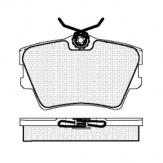 ТОРМОЗНЫЕ КОЛОДКИ DBS2298 WVA 21748 * VW TRANSPORTER T4 15 ЗАДН.