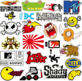 Autocolante "stickerBomb 2"