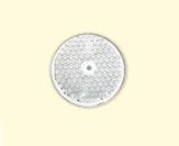 Orificiu rotund pentru șurub reflector (alb)