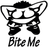 Autocolante pentru autoturism "Bite Me"