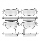 ТОРМОЗНЫЕ КОЛОДКИ DBS2100 SP242 T9066 OPEL ASTRA G, ZAFIRA A ЗАДН.