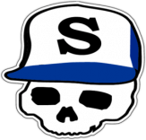 Автонаклейка на машину "Skull Cap 002"