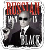 Autocolante pentru automobil "Russian Man In Black" Autocolante pentru automobil "Russian Man In Black"