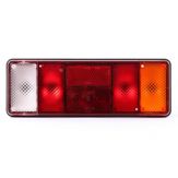 Geam din spate FT-014 K cu lumină de înmatriculare