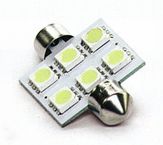 Lampă spot LED C5W 24V T11x36-S8.5 6 SMD dimensiune5050