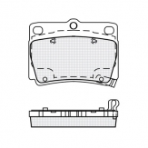 ТОРМОЗНЫЕ КОЛОДКИ DBS3312 (GDB3239) * MITSUBISHI PAJERO ЗАД. КОЛОДКИ/PARTI P/U FRINA