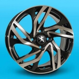 Replica Peugeot GT 5866 6.0 R15 4x108 23 65.1 Silver