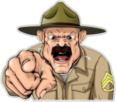 Abtibilduri pentru automobil "Army Cartoon"