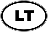 Stickere auto "LT - Lituania" Stickere auto "LT - Lituania"