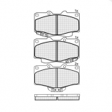 ТОРМОЗНЫЕ КОЛОДКИ DBS3010 SP160 T1981