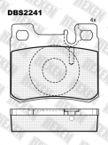 DBS2241 (T1067) * MERCEDES 190 (W201),C-CLASSE(W202),E-CLASSE(W124) SPATE