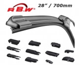 Дворники бескаркасные R.B.W. Aerodinamic Multifunct. 28/700mm
