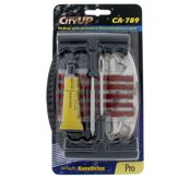 Kit de reparare a anvelopelor fără cameră 5 buc ham (awl+râpă+cheie)
